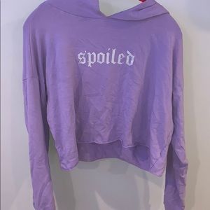 Purple “Spoiled” Light Sweatshirt